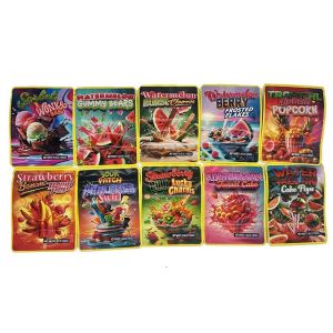 Wholesale Strawberry Funnel Cake 3.5g Candy Mylar Bags